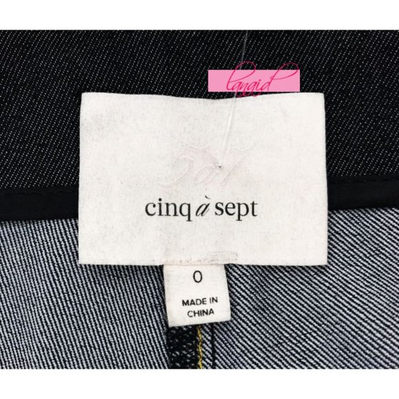 Cinq A Sept Andie Lace-Up Skinny Leg Ankle Jeans High-Rise Waist Corset Zippers - Picture 11 of 13